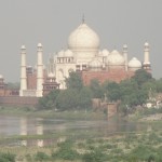 Taj view from castle